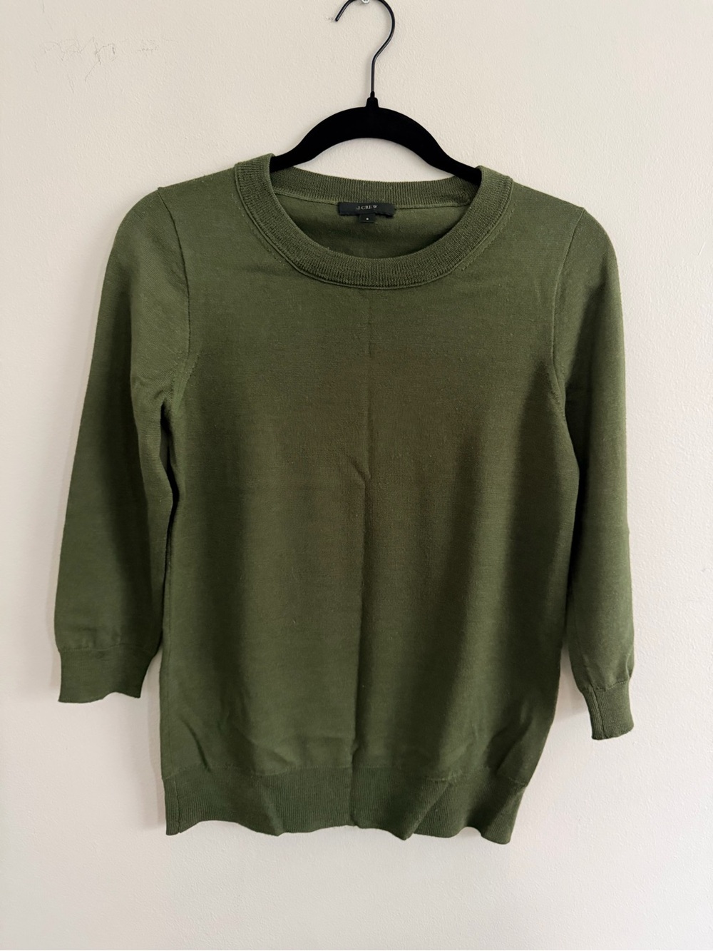 J. Crew 100% Merino Wool Crewneck Sweater - S
